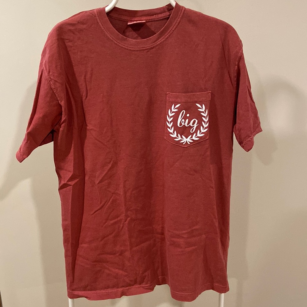 Comfort Colors Sorority Big Pocket Tshirt